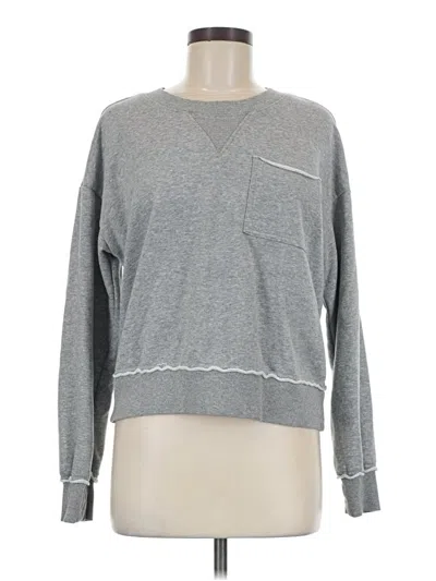Pre-owned Evereve Pullover Sweater In Gray