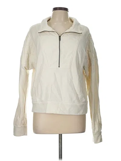 Pre-owned Evereve Pullover Sweater In Ivory