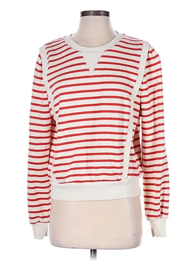 Pre-owned Evereve Pullover Sweater In Red