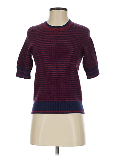 Pre-owned Evereve Pullover Sweater In Red