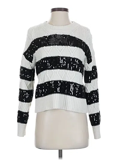 Pre-owned Evereve Pullover Sweater In Silver