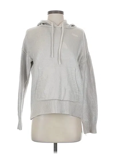 Pre-owned Evereve Pullover Sweater In Silver