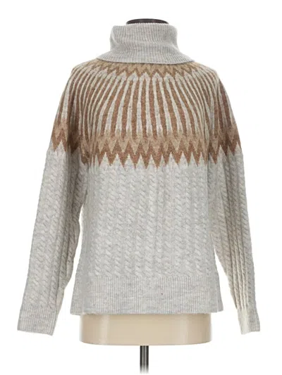 Pre-owned Evereve Pullover Sweater In Silver