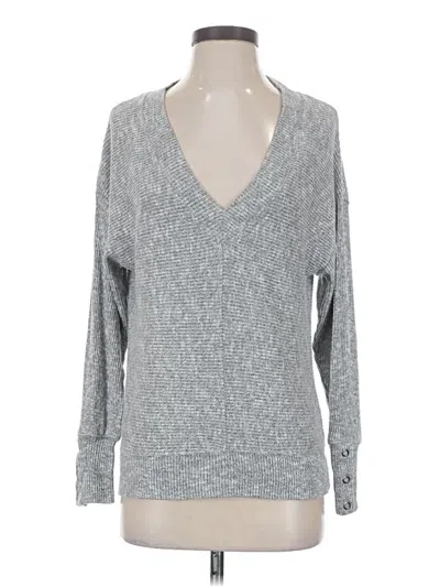 Pre-owned Evereve Pullover Sweater In Silver