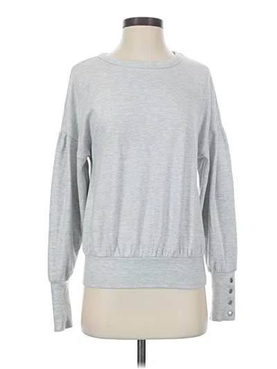 Pre-owned Evereve Pullover Sweater In Silver