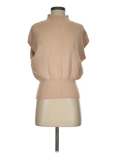 Pre-owned Evereve Pullover Sweater In Tan
