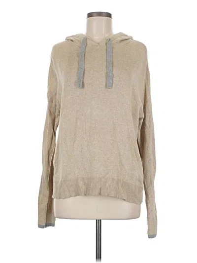 Pre-owned Evereve Pullover Sweater In Tan