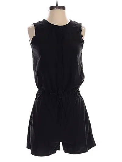 Pre-owned Evereve Romper In Black