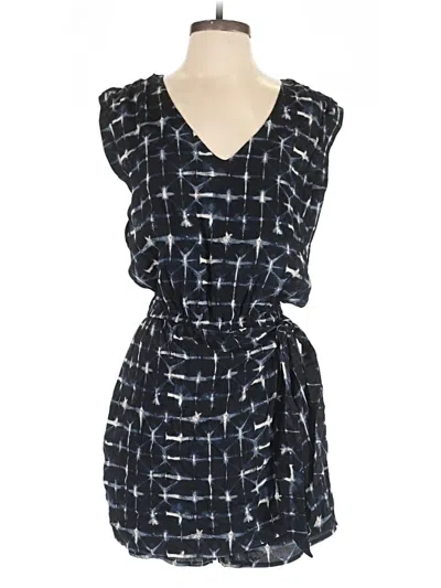 Pre-owned Evereve Romper In Blue