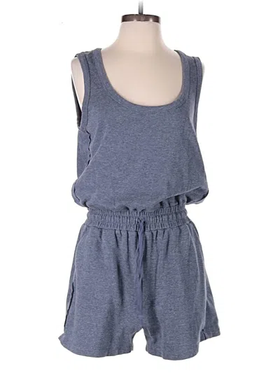 Pre-owned Evereve Romper In Gray