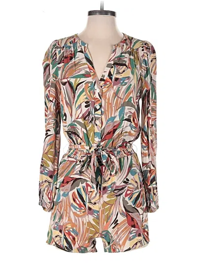 Pre-owned Evereve Romper In White