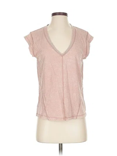 Pre-owned Evereve Short Sleeve T-shirt In Pink