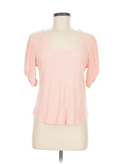 Pre-owned Evereve Short Sleeve T-shirt In Pink