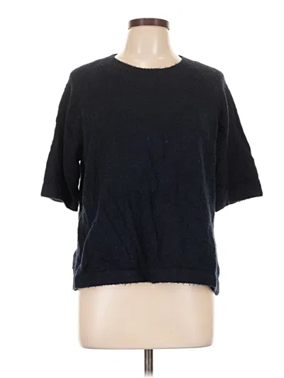 Pre-owned Evereve Short Sleeve T-shirt In Black