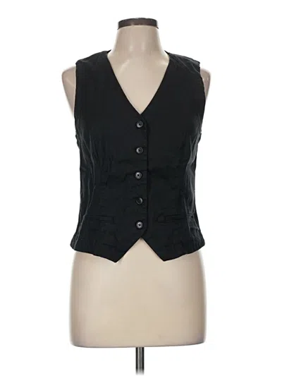 Pre-owned Evereve Sleeveless Blouse In Black