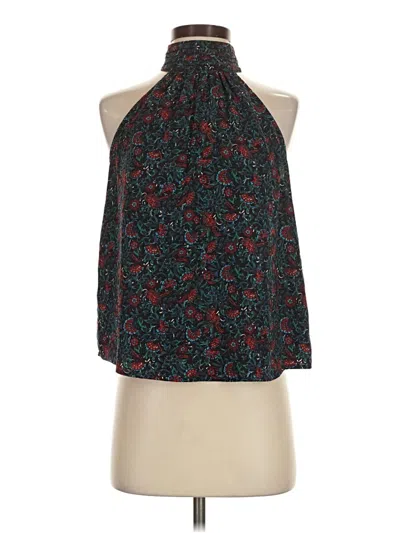 Pre-owned Evereve Sleeveless Blouse In Black