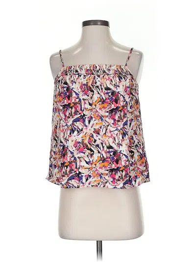 Pre-owned Evereve Sleeveless Blouse In Orange