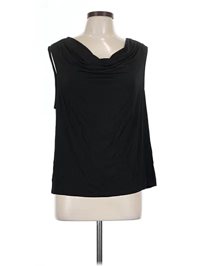 Pre-owned Evereve Sleeveless Top Black Cowl Neck Tops