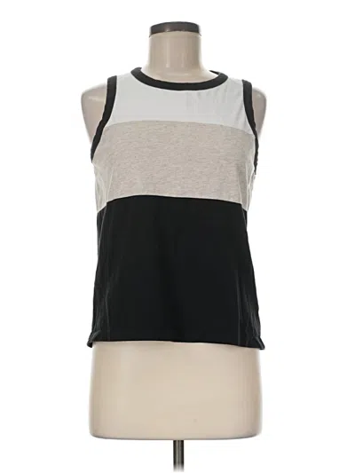 Pre-owned Evereve Sleeveless Top Gray Halter Neckline Tops