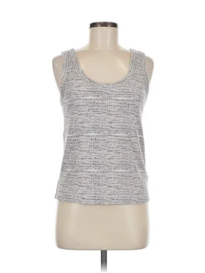 Pre-owned Evereve Sleeveless Top Gray Scoop Neck Tops