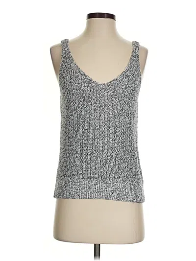 Pre-owned Evereve Sleeveless Top Gray Scoop Neck Tops