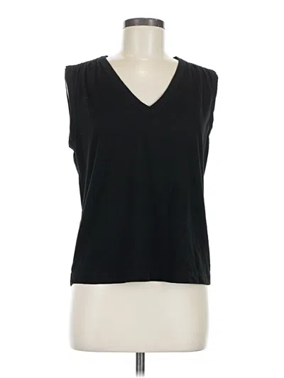 Pre-owned Evereve Sleeveless T-shirt In Black