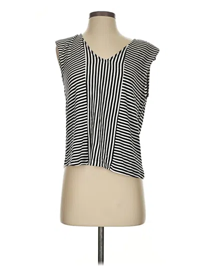 Pre-owned Evereve Sleeveless T-shirt In Black