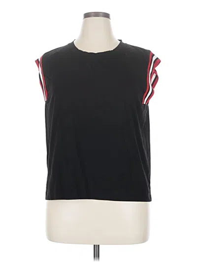Pre-owned Evereve Sleeveless T-shirt In Black