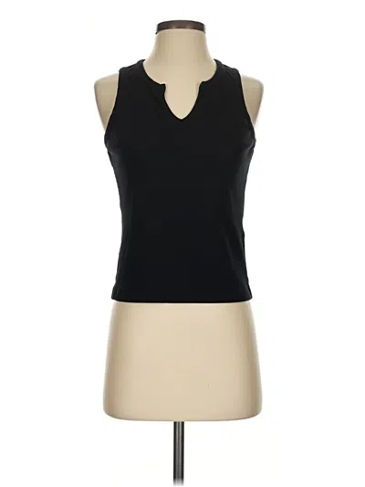 Pre-owned Evereve Sleeveless T-shirt In Black