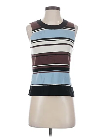 Pre-owned Evereve Sleeveless T-shirt In Blue