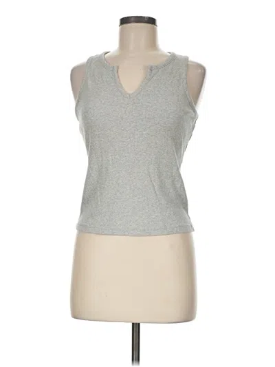 Pre-owned Evereve Sleeveless T-shirt In Gray