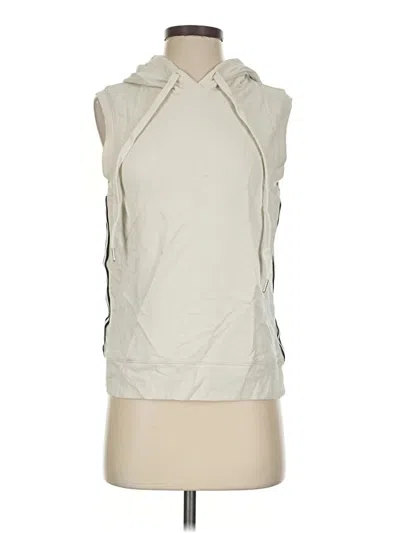 Pre-owned Evereve Sleeveless T-shirt In Ivory