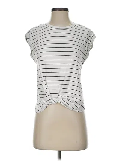 Pre-owned Evereve Sleeveless T-shirt In White