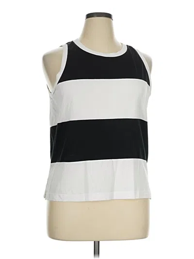 Pre-owned Evereve Sleeveless T-shirt In White