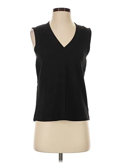 Pre-owned Evereve Sweater Vest In Black
