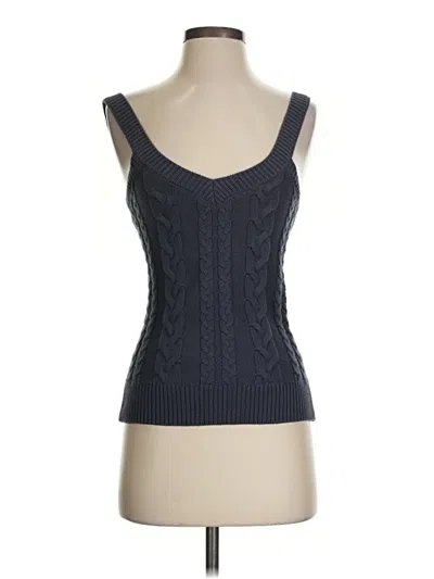 Pre-owned Evereve Sweater Vest In Blue