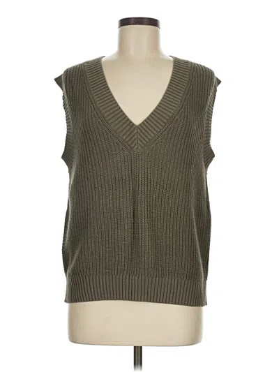 Pre-owned Evereve Sweater Vest In Gray