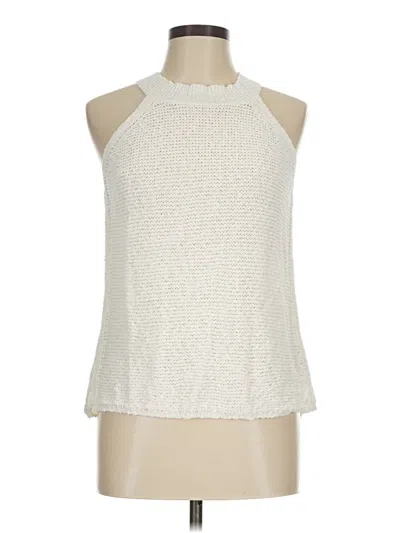 Pre-owned Evereve Sweater Vest In Ivory