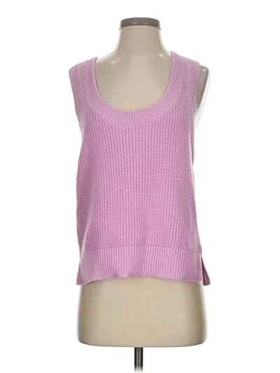 Pre-owned Evereve Sweater Vest In Pink