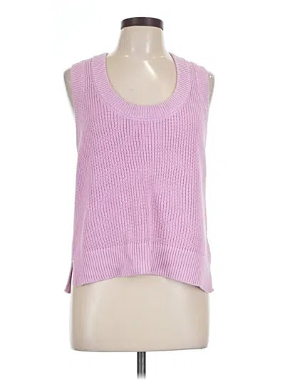 Pre-owned Evereve Sweater Vest In Pink