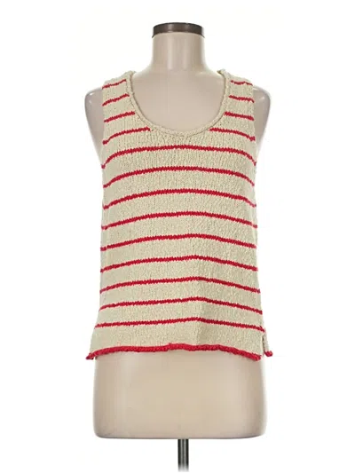 Pre-owned Evereve Sweater Vest In Red