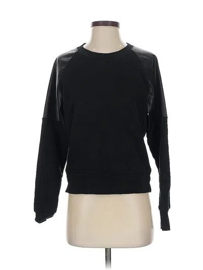 Pre-owned Evereve Sweatshirt In Black