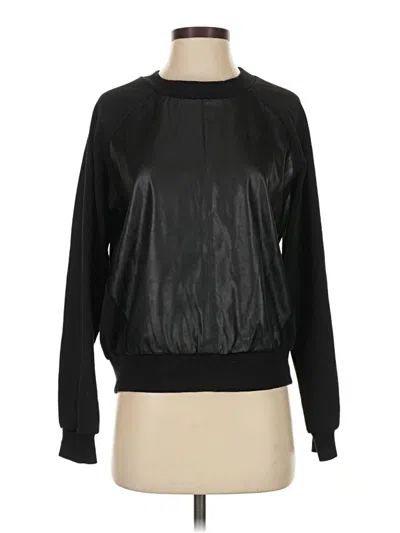 Pre-owned Evereve Sweatshirt In Black