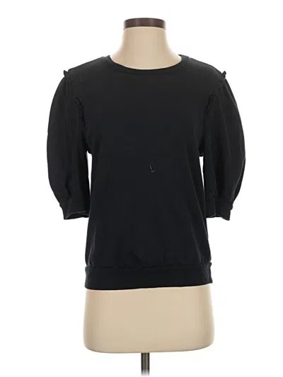 Pre-owned Evereve Sweatshirt In Black