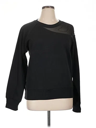 Pre-owned Evereve Sweatshirt In Black