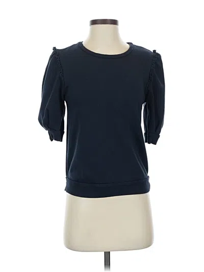 Pre-owned Evereve Sweatshirt In Blue