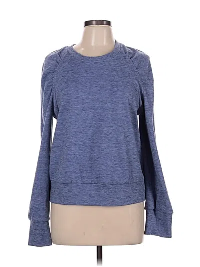 Pre-owned Evereve Sweatshirt In Blue