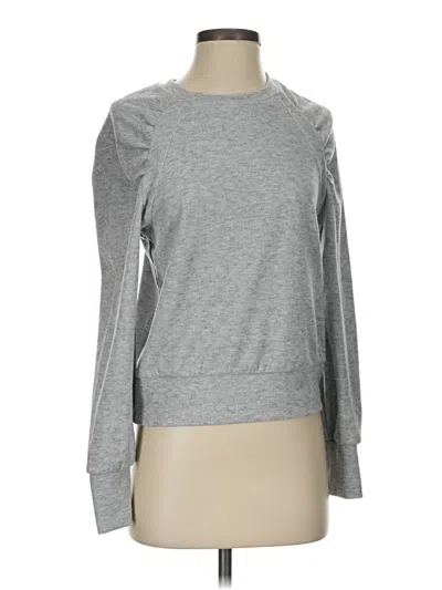 Pre-owned Evereve Sweatshirt In Gray
