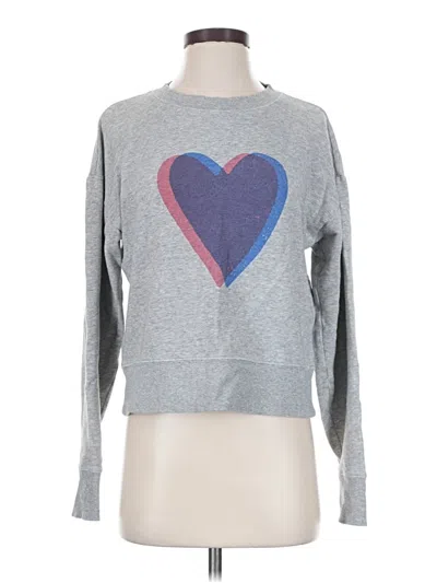 Pre-owned Evereve Sweatshirt In Gray