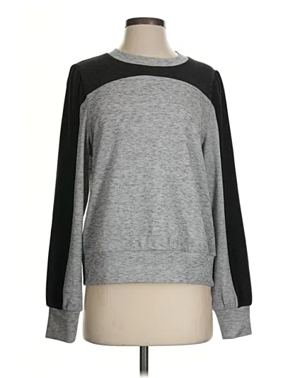 Pre-owned Evereve Sweatshirt In Gray